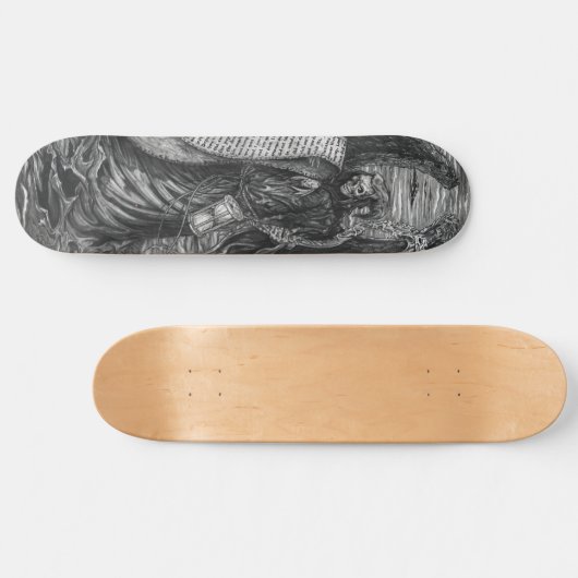 Grimmige Sensenmann Skate Board Skateboard (Horizontal)
