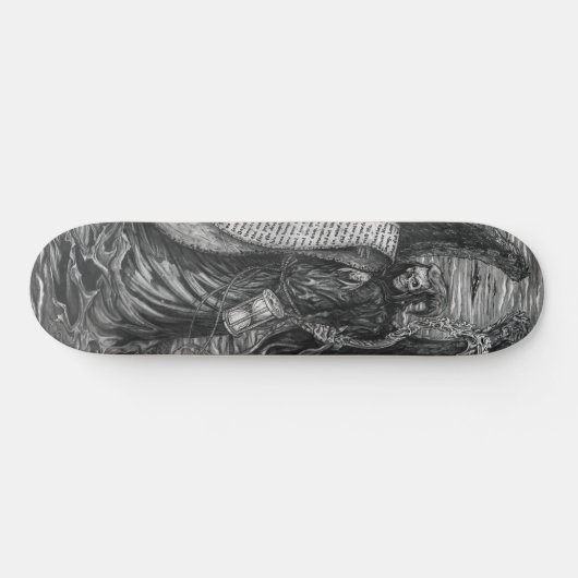 Grimmige Sensenmann Skate Board Skateboard (Horizontal)