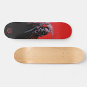 Grimmige Sensenmann-Skate-Plattform durch Skateboard (Horizontal)