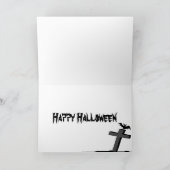 Grimmige Sensenmann-Todeskarte Karte (Innenseite)