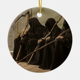 Grimmige Sensenmänner, die für Sie Gewartet werden Keramikornament