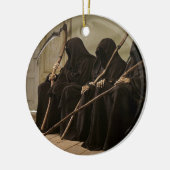 Grimmige Sensenmänner, die für Sie Gewartet werden Keramikornament (Links)