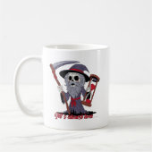 Grimmige Vater-Zeit Kaffeetasse (Links)