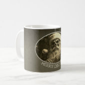 Grimmige Weihnachten - Skelett Santa 65609 Kaffeetasse (Vorderseite Links)