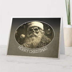 Grimmige Weihnachten - Skelett Santa 65609 Karte