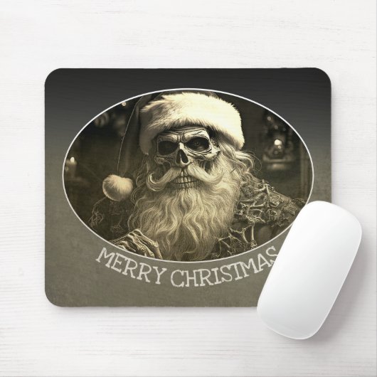 Grimmige Weihnachten - Skelett Santa 65609 Mousepad (Mit Mouse)