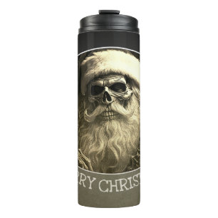 Grimmige Weihnachten - Skelett Santa 65609 Thermosbecher