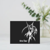 Grimmige Zeit! -Postkarte Postkarte (Stehend Vorderseite)