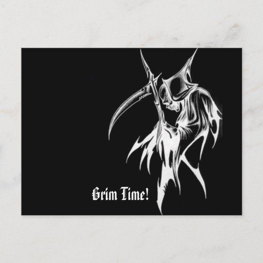 Grimmige Zeit! -Postkarte Postkarte (Vorderseite)