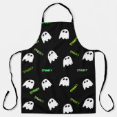 grimmiger Halloween-Geist Schürze (Vorderseite)