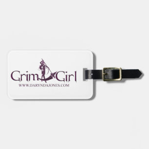 Grimmiger Mädchen-Gepäckanhänger Gepäckanhänger
