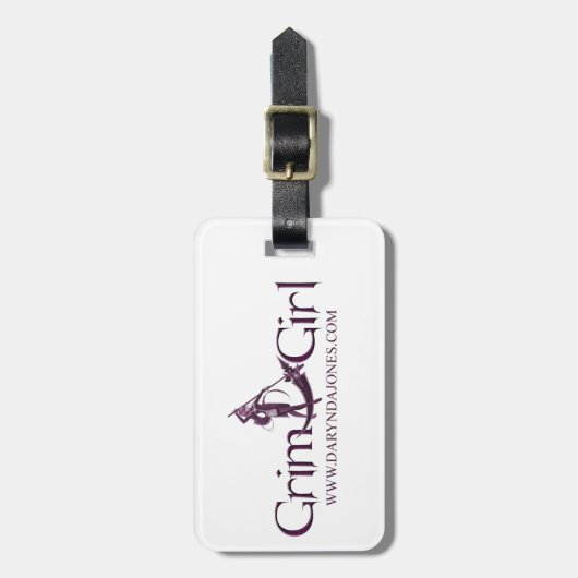 Grimmiger Mädchen-Gepäckanhänger Gepäckanhänger (Vorderseite vertikal)