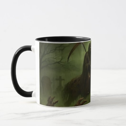 Grimmiger Reiter Kaffeetasse (Links)