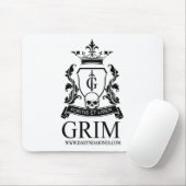 GRIMMIGER Schluss Logo.png Mousepad (Mit Mouse)
