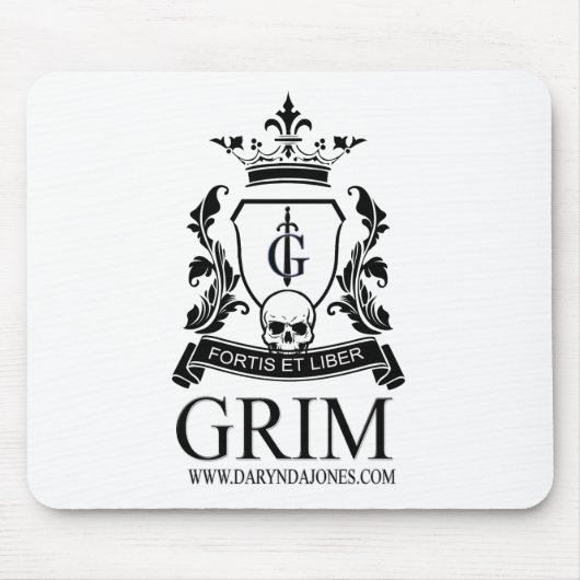 GRIMMIGER Schluss Logo.png Mousepad (Vorne)