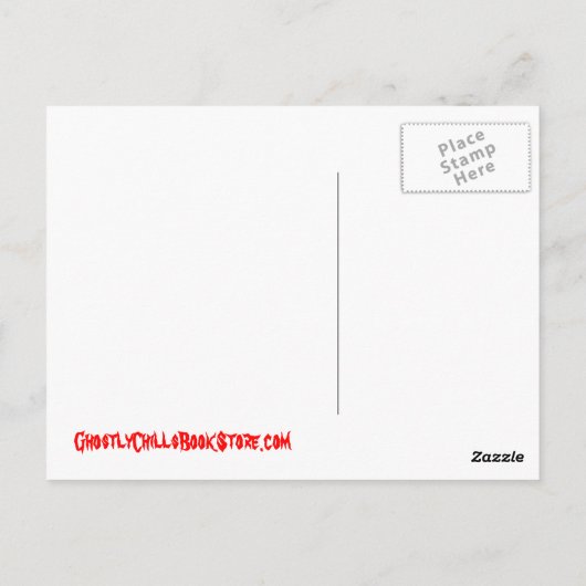 Grimmiger Sensenmann 3 Postkarte (Rückseite)