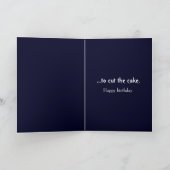 Grimmiger Sensenmann-altes Alters-Witz-lustige Karte (Innenseite)