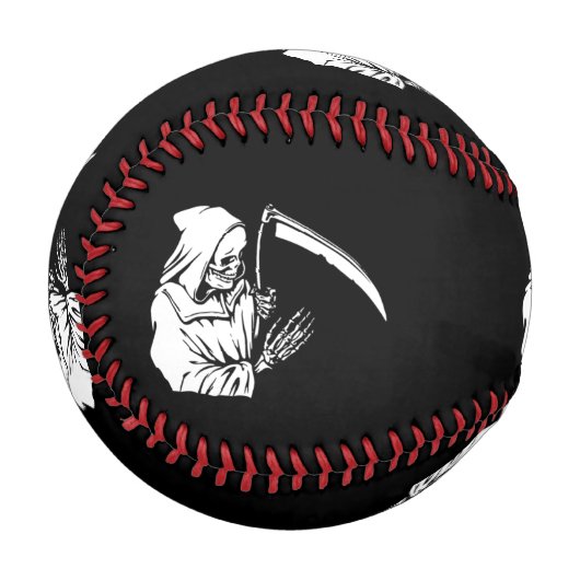 Grimmiger Sensenmann Baseball (Vorderseite Links)