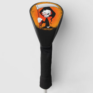 Grimmiger Sensenmann Cartoon Golf Headcover