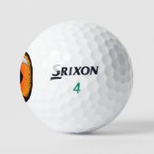 Grimmiger Sensenmann Cartoon Golfball (Logo)