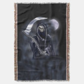 Grimmiger Sensenmann Decke (Vorderseite Vertikal)