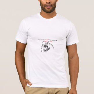 Grimmiger Sensenmann Deep Quote T - Shirt
