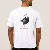 Grimmiger Sensenmann, der Läufer jagt T-Shirt (Rückseite)