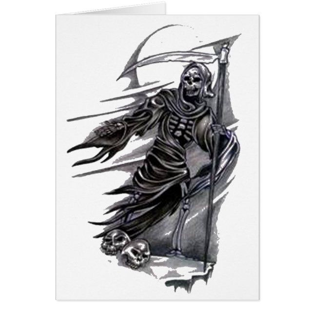 Grimmiger Sensenmann, der Soule nimmt (Vorne)