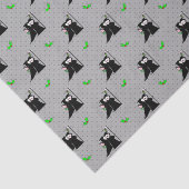 Grimmiger Sensenmann-Feiertags-Kuss des Seidenpapier (Ausschnitt)