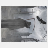 GRIMMIGER SENSENMANN FLEECEDECKE (Vorderseite (Horizontal))