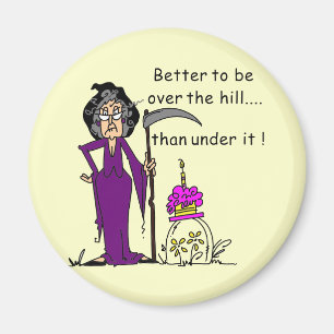 Grimmiger Sensenmann-Geburtstags-Spaß Magnet