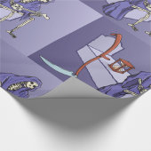 Grimmiger Sensenmann Geschenkpapier