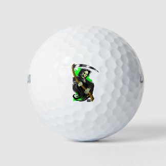 Grimmiger Sensenmann Golfball