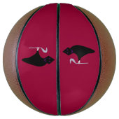 Grimmiger Sensenmann Halloween Basketballs (Vertikal)