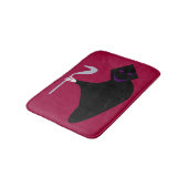 Grimmiger Sensenmann Halloween Bath Mat Badematte (Schrägansicht)