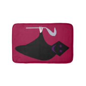 Grimmiger Sensenmann Halloween Bath Mat Badematte (Vorderseite)