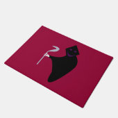 Grimmiger Sensenmann Halloween Doormat Fußmatte (Schrägansicht)