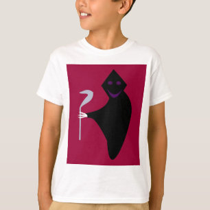 Grimmiger Sensenmann Halloween Kids T Shirt