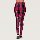 Grimmiger Sensenmann Halloween Leggings (Rückseite)