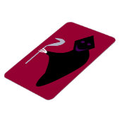 Grimmiger Sensenmann Halloween Magnet (Linke Seite)