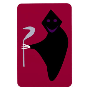 Grimmiger Sensenmann Halloween Magnet