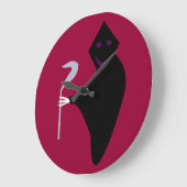 Grimmiger Sensenmann Halloween Wall Clock Große Wanduhr (Winkel)