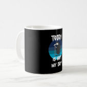 Grimmiger Sensenmann - Heute ist nicht mein Tag Kaffeetasse (Vorderseite Links)