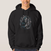 Grimmiger Sensenmann Hoodie (Vorderseite)