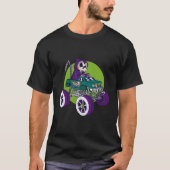 Grimmiger Sensenmann im Monster-Lkw T-Shirt (Vorderseite)