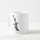 Grimmiger Sensenmann Kaffeetasse (Vorderseite Links)