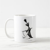 Grimmiger Sensenmann Kaffeetasse (Links)