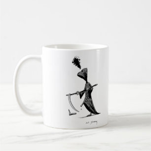 Grimmiger Sensenmann Kaffeetasse