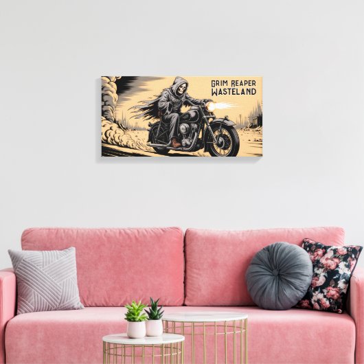 Grimmiger Sensenmann Leinwanddruck (Insitu (Wohnzimmer))