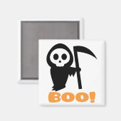 Grimmiger Sensenmann Magnet (Vorderseite/Rückseite)